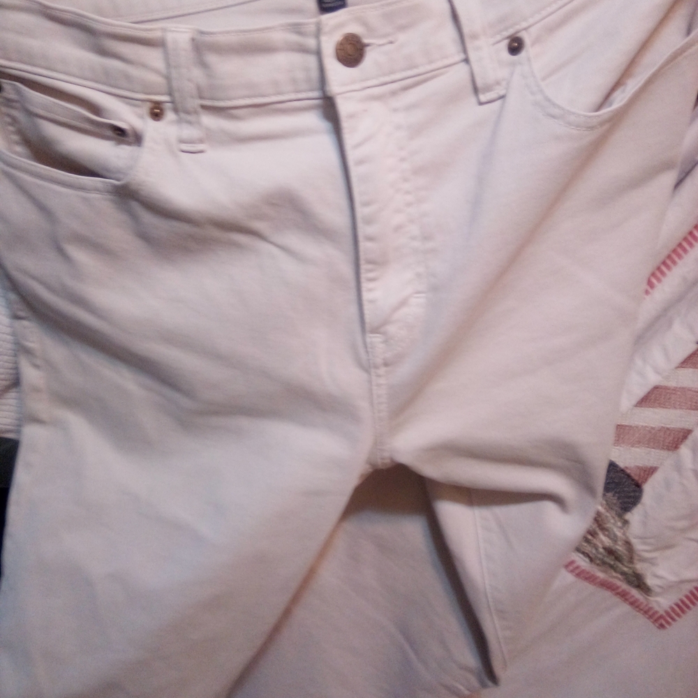 J. Crew Factory Men's Off-White Slim Jeans